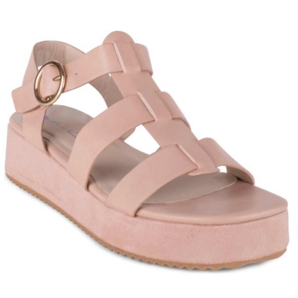 Gloria Vanderbilt Pink Platform Sandals